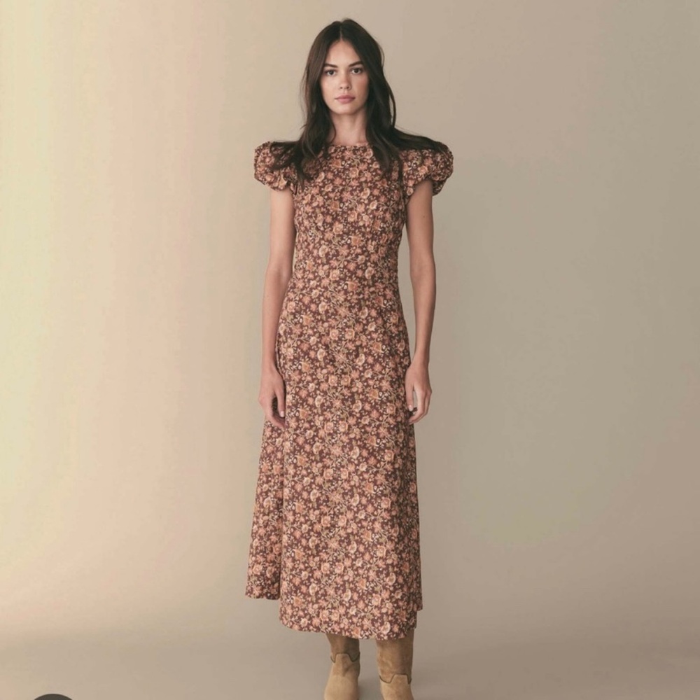 Doen Rhodia mulberry vine dress